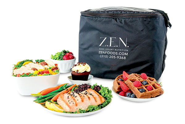 A day of ZEN Foods includes breakfast, lunch, dinner, a snack and dessert.